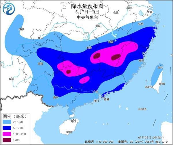 中东部迎大范围降雨南方明日进入核心降雨时段部分地区伴强对流(图2)